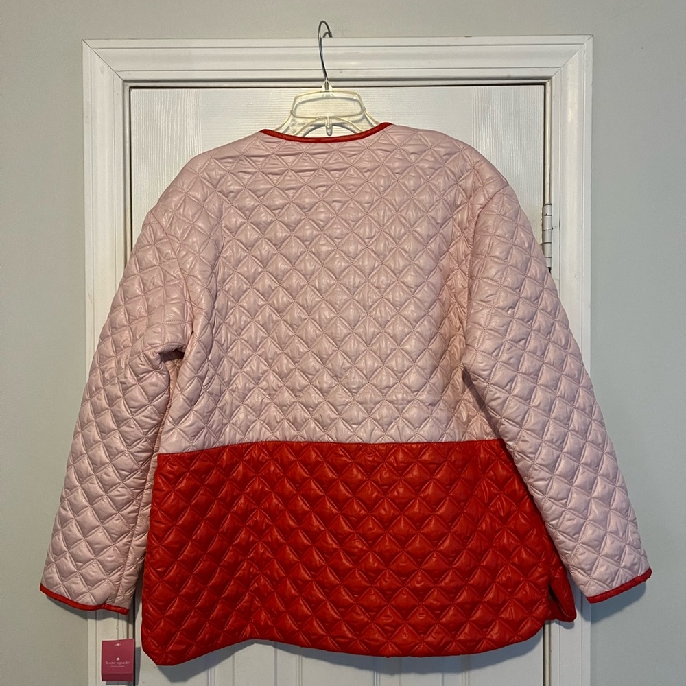 Kate Spade Color-Block Quilted Jacket - Picture 3 of 7